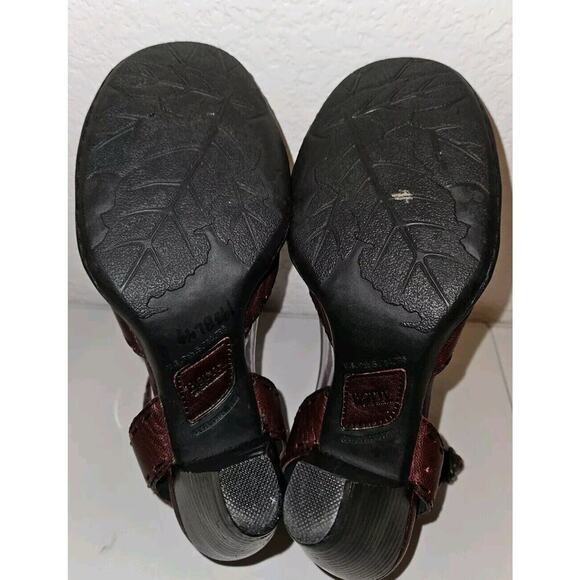 Born Ankle Strap Heel Bordeaux Size 9 - Picture 9 of 11